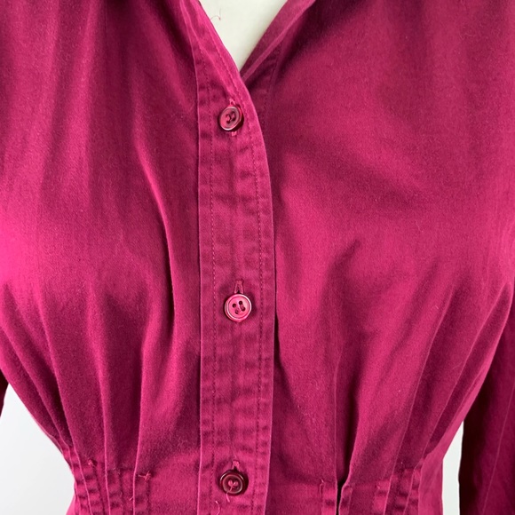 SOLD The Limited Button Down Dress Shirt Red - Picture 10 of 11